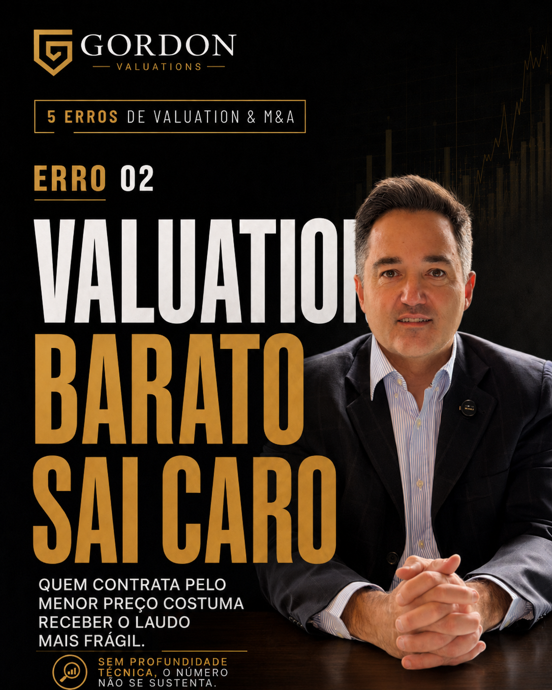 Erro 02 — Valuation barato sai caro